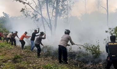 Cegah-Karhutla-Sebelum-Api-Menyala,-198-Peserta-Didik-Polri-Turun-Edukasi-Masyarakat